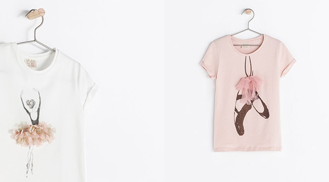 camisetas Zara ballet
